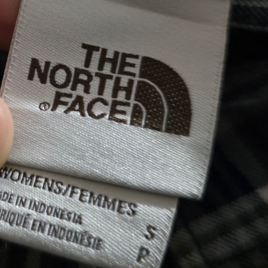 Camisa The North Face Chico S Cuadros Gris Azul