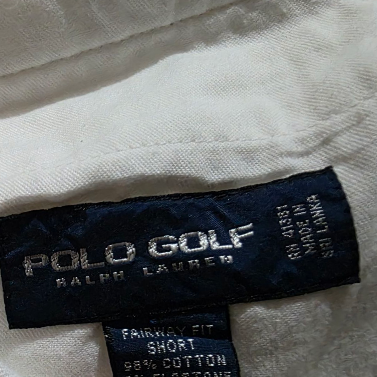 Bermuda Polo Golf Ralph Lauren 40 Blanca