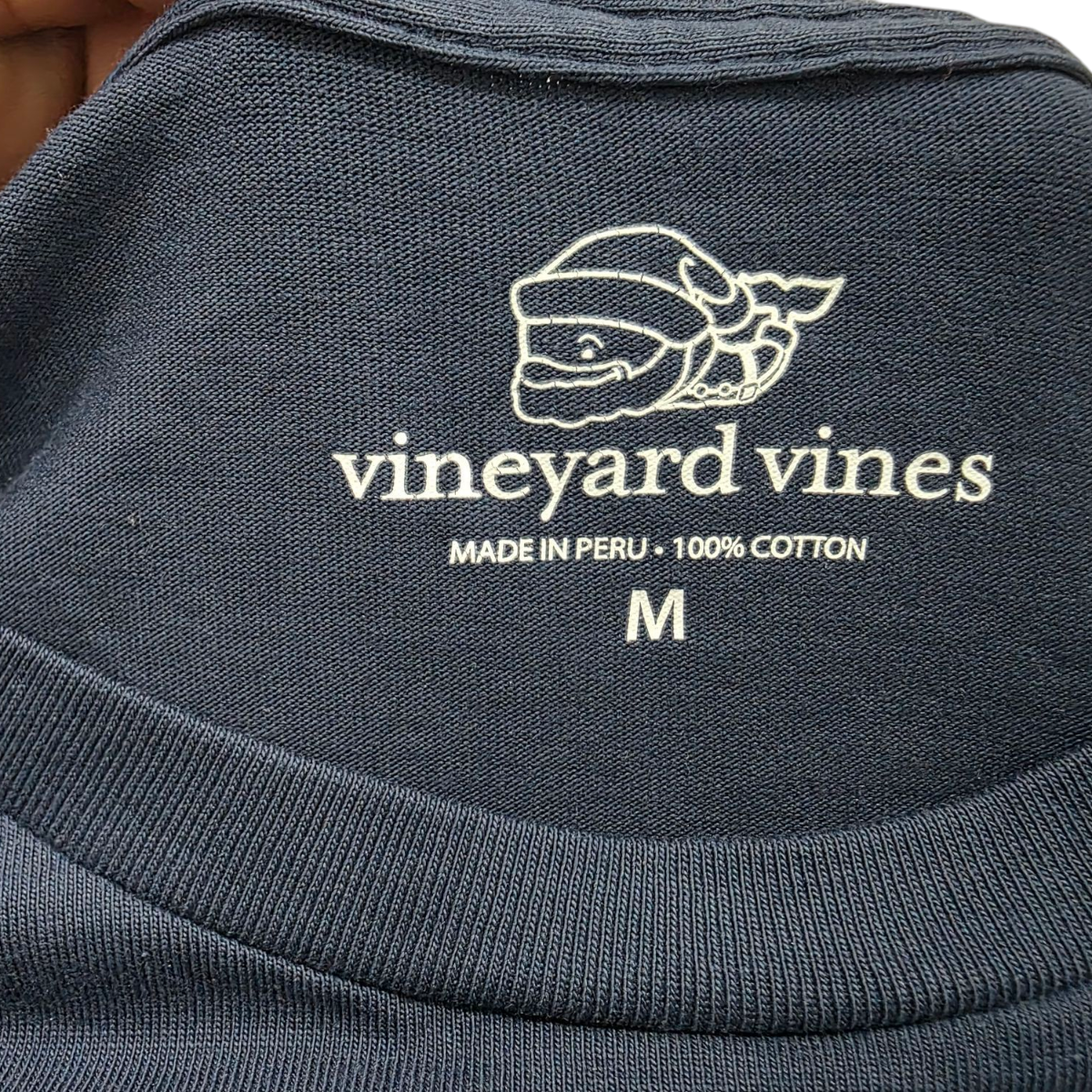 Playera Vineyard Vines Mediana M Azul Deslavado Navidad
