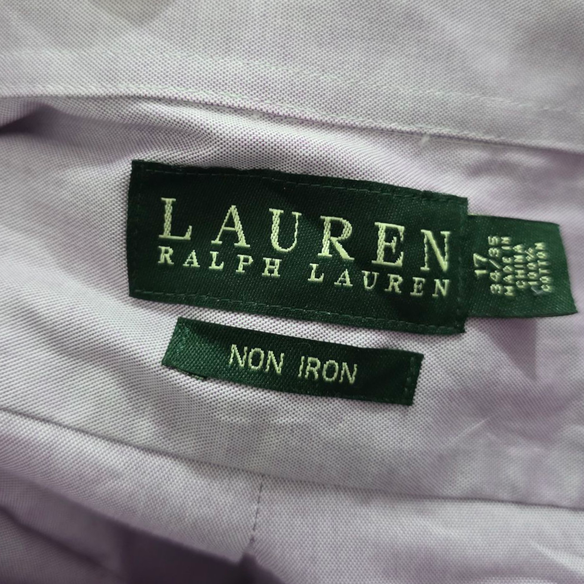 Camisa Ralph Lauren Xgrande 17 34-35 Lila