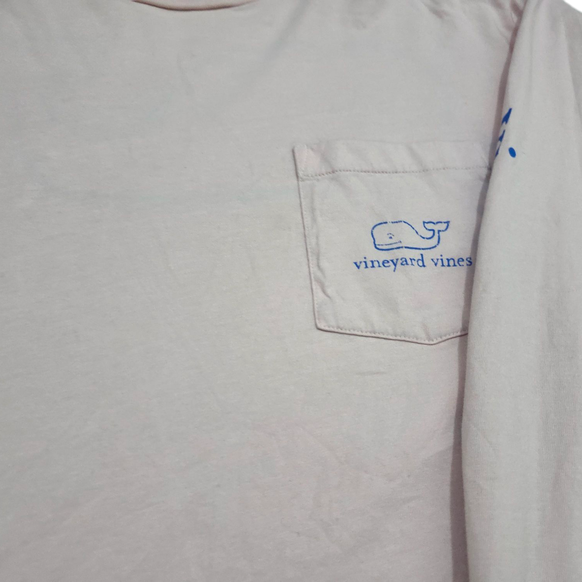 Playera Vineyard Vines Xgrande Xl Rosa Manga Larga