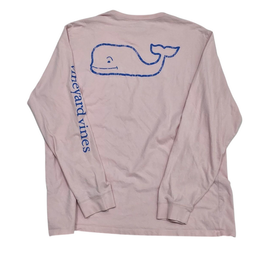 Playera Vineyard Vines Xgrande Xl Rosa Manga Larga