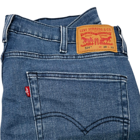 Pantalon Levis 502 36x34 Recto Azul