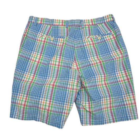 Bermuda Vineyard Vines Talla 36 Cuadro Azul