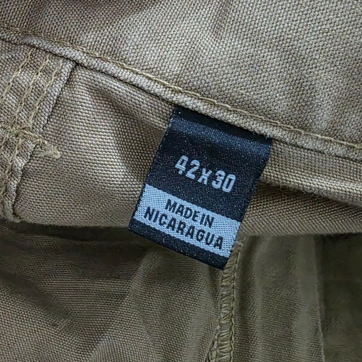 Pantalon Carhartt 42x30 Recto Cafe