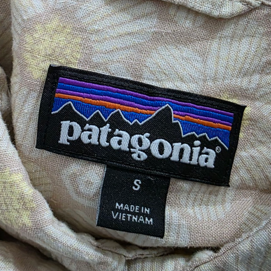 Camisa Manga Corta Patagonia Chico S Cafe Claro