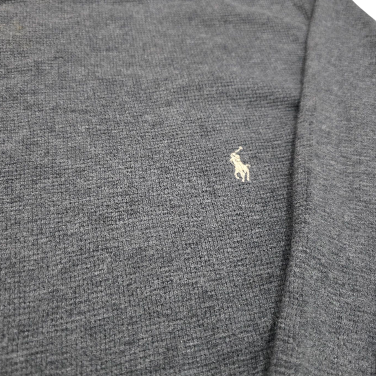 Playera Manga Larga Ralph Lauren Mediana M Gris