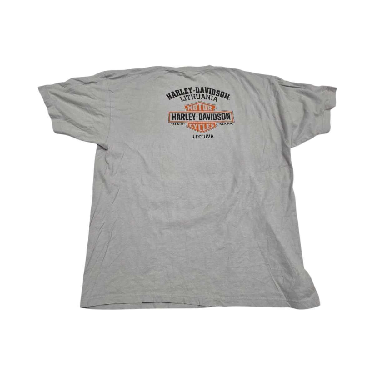 Playera Harley Davidson Lituania Xgrande Xl Gris