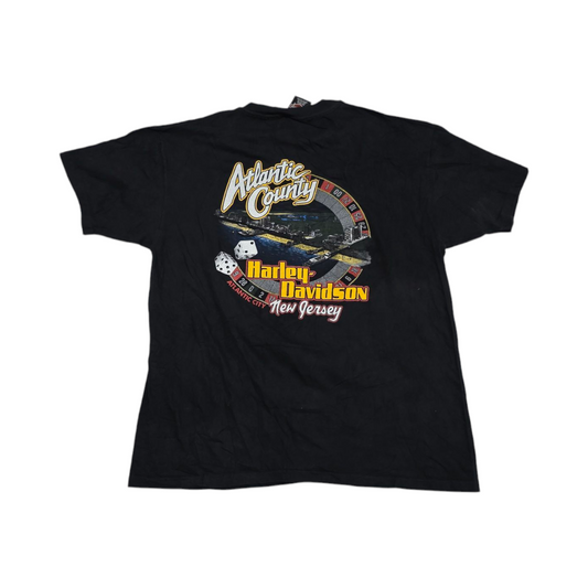 Playera Harley Davidson New Jersey Águila Xgrande Xl Negra