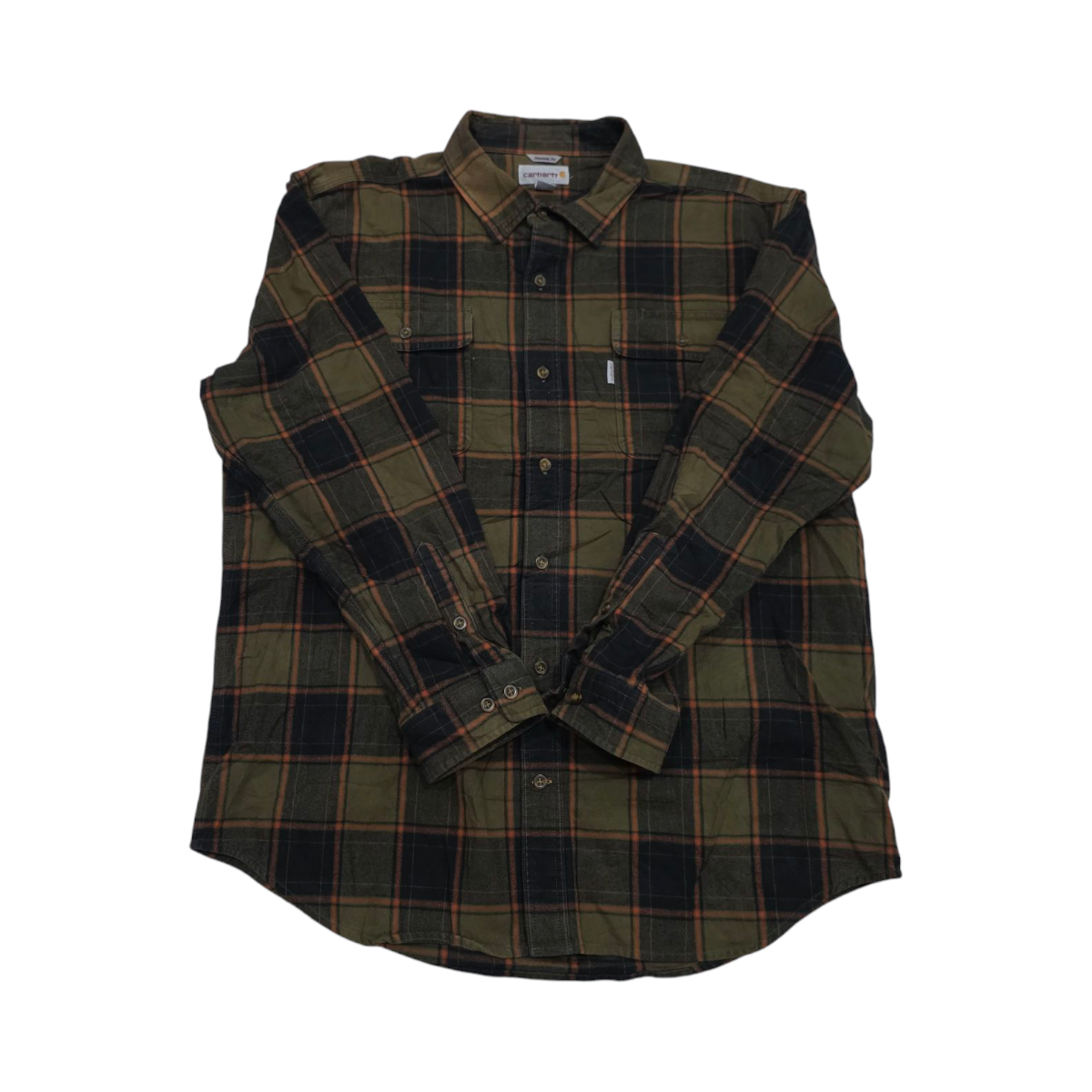 Camisa Carhartt Xgrande Xl Verde Cafe