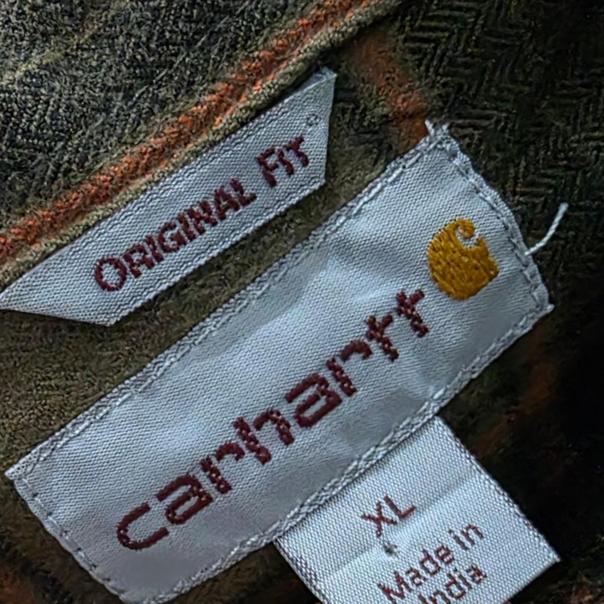 Camisa Carhartt Xgrande Xl Verde Cafe
