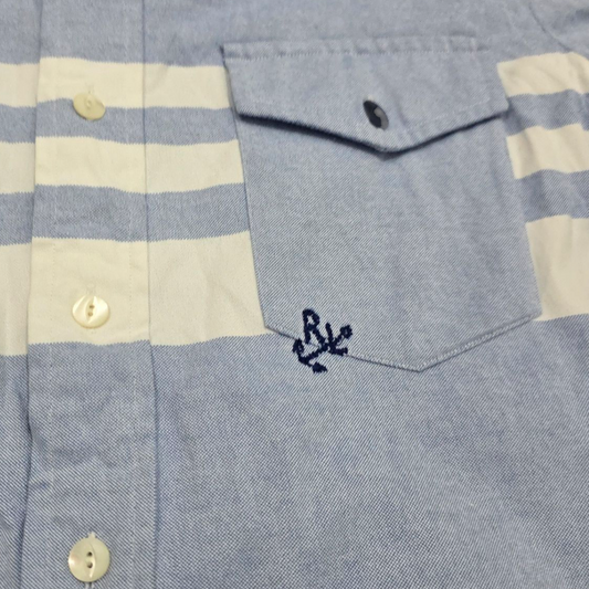 Camisa Manga Corta Ralph Lauren Chico S Azul