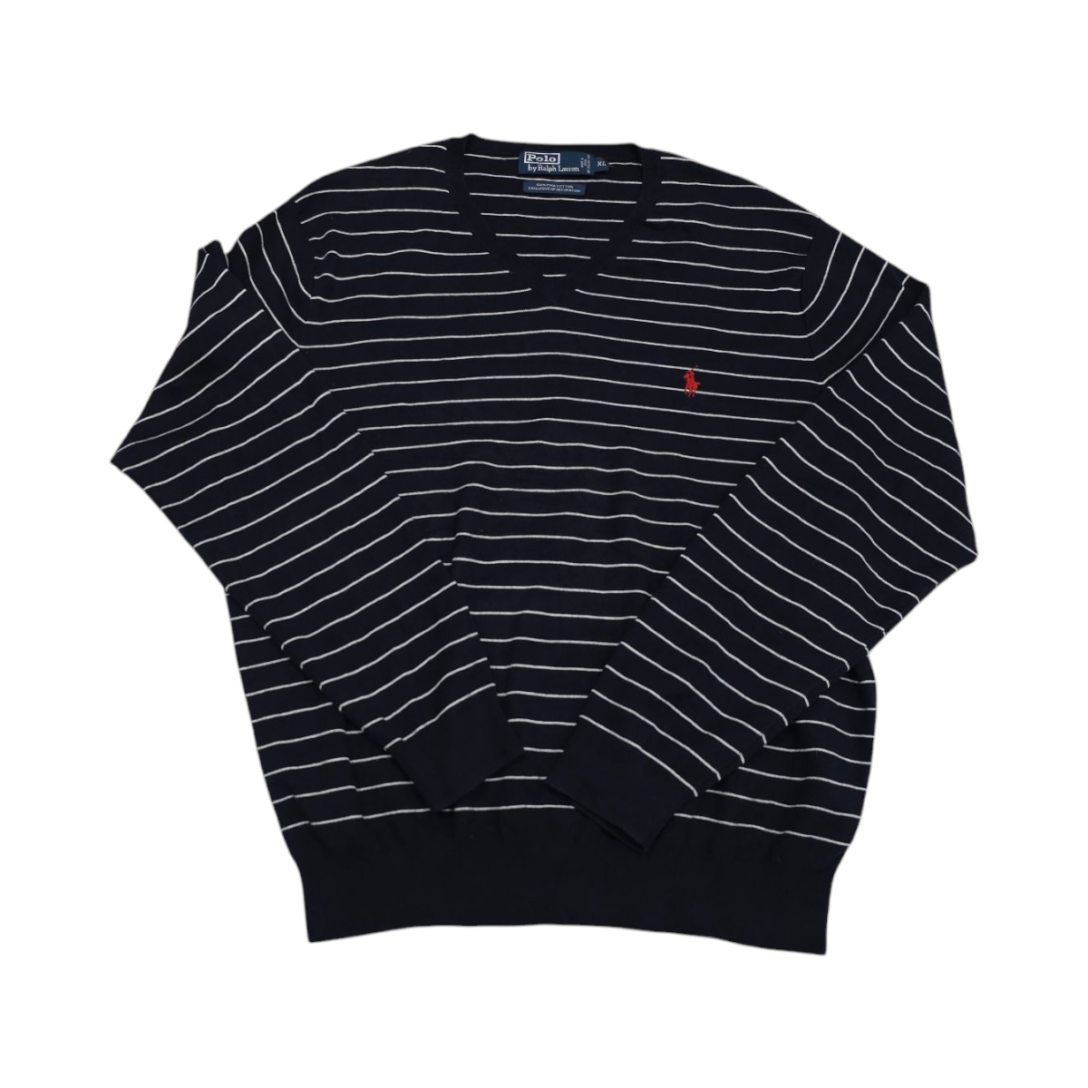 Sueter Ralph Lauren Xgrande Xl Azul Linea Blancas