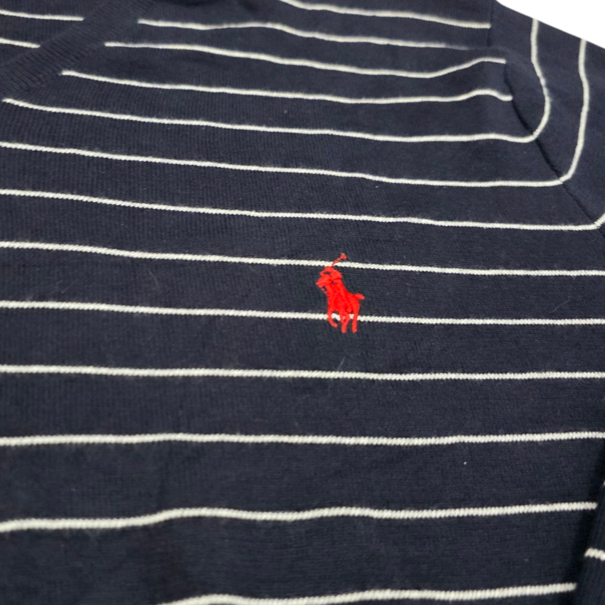 Sueter Ralph Lauren Xgrande Xl Azul Linea Blancas