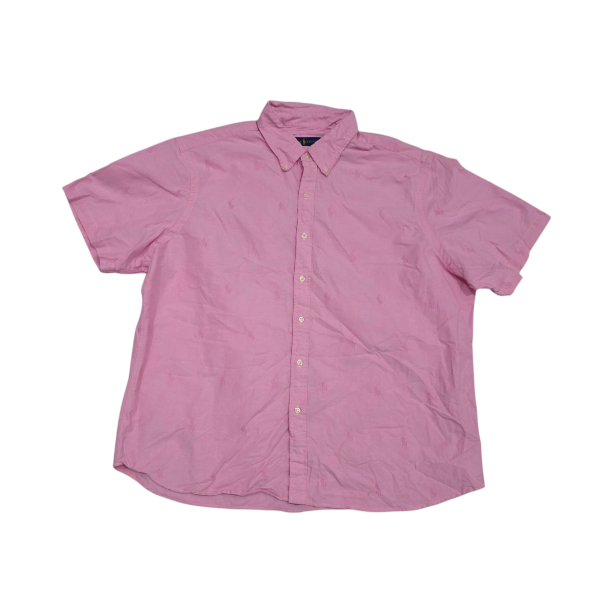 Camisa Manga Corta Ralph Lauren Xxl Rosa
