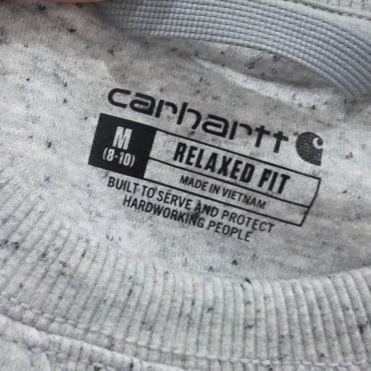 Sudadera Relaxed Fit Carhartt Mediana M 8-10 Gris