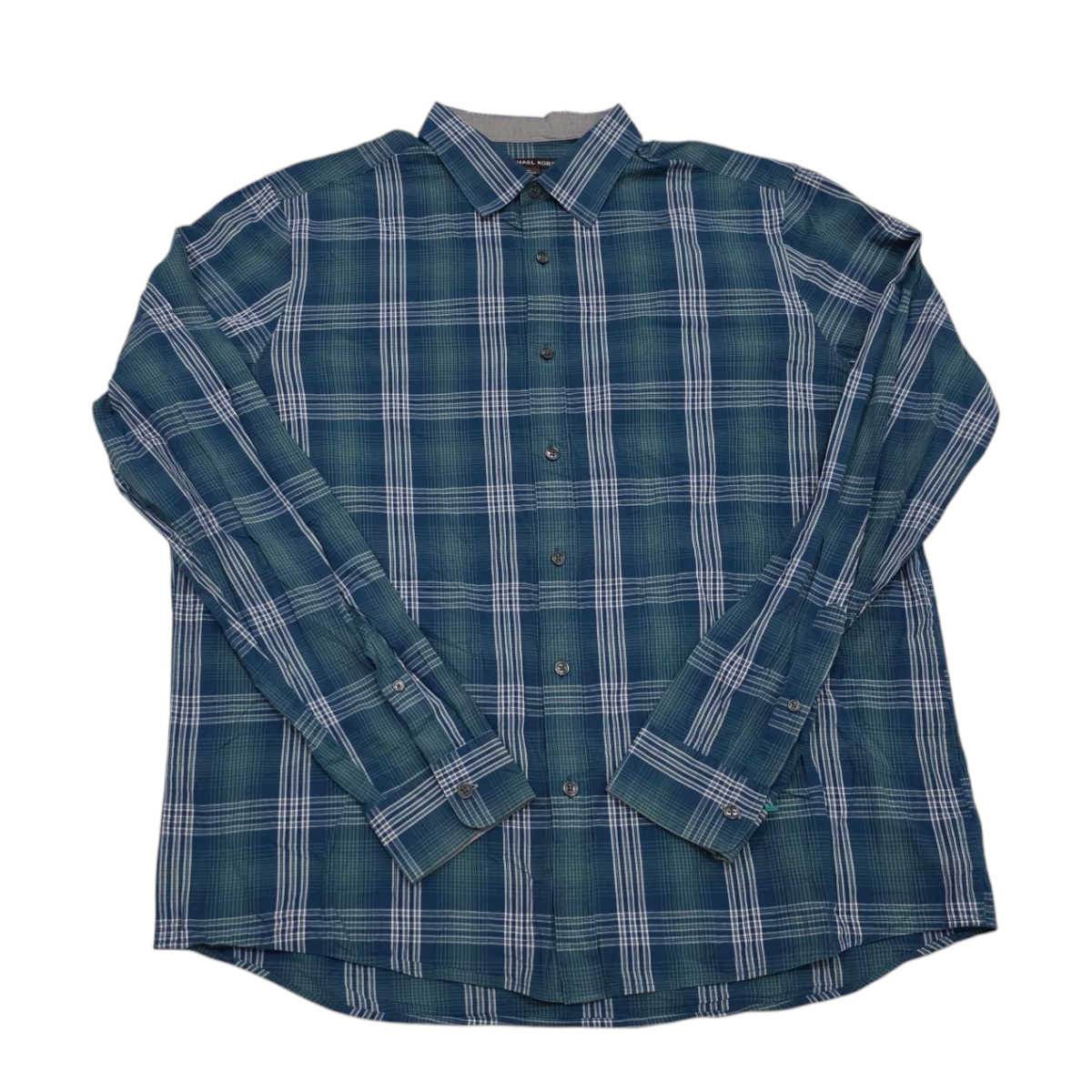 Camisa Michael Kors Xgrande Xl Cuadros Azul