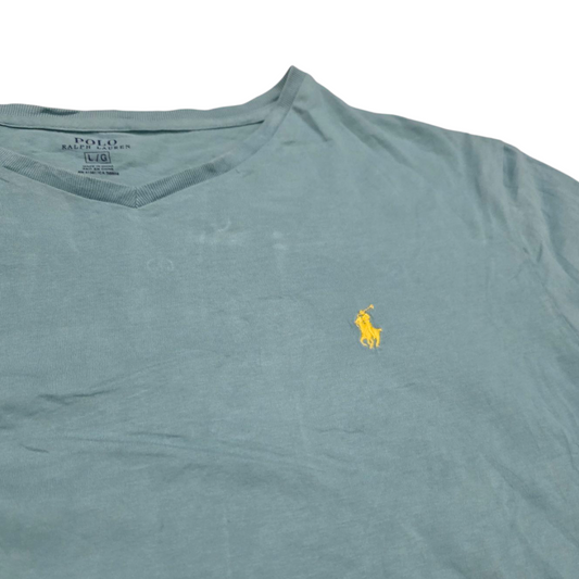 Playera Ralph Lauren Grande L Agua Pony Amarillo