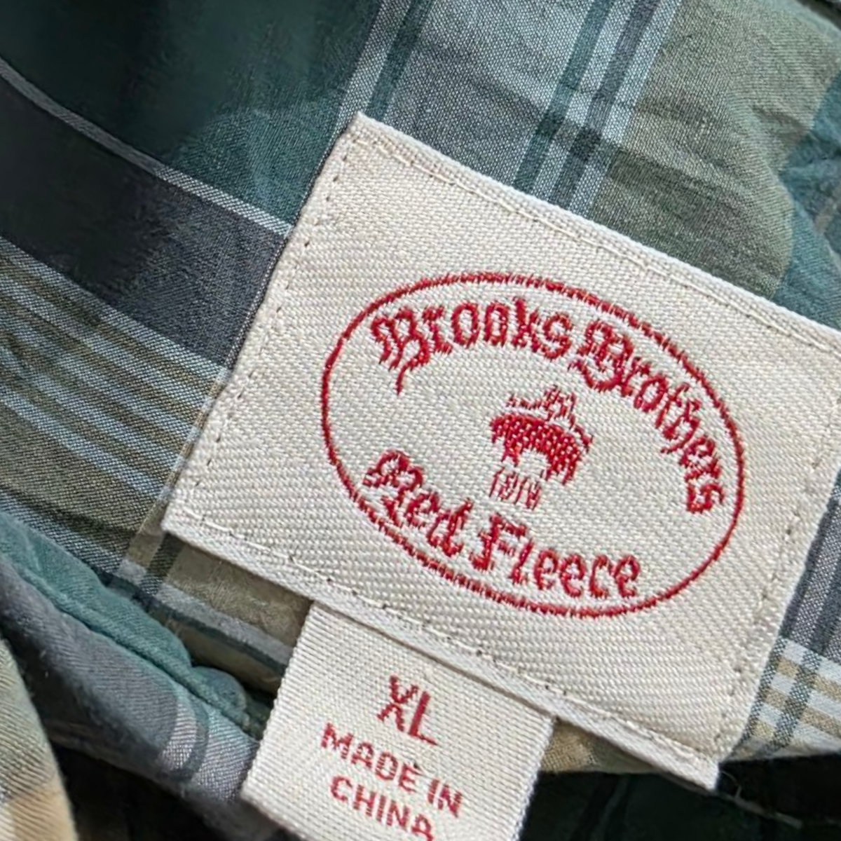 Camisa Brooks Brothers Xgrande Xl Cuadros Verde