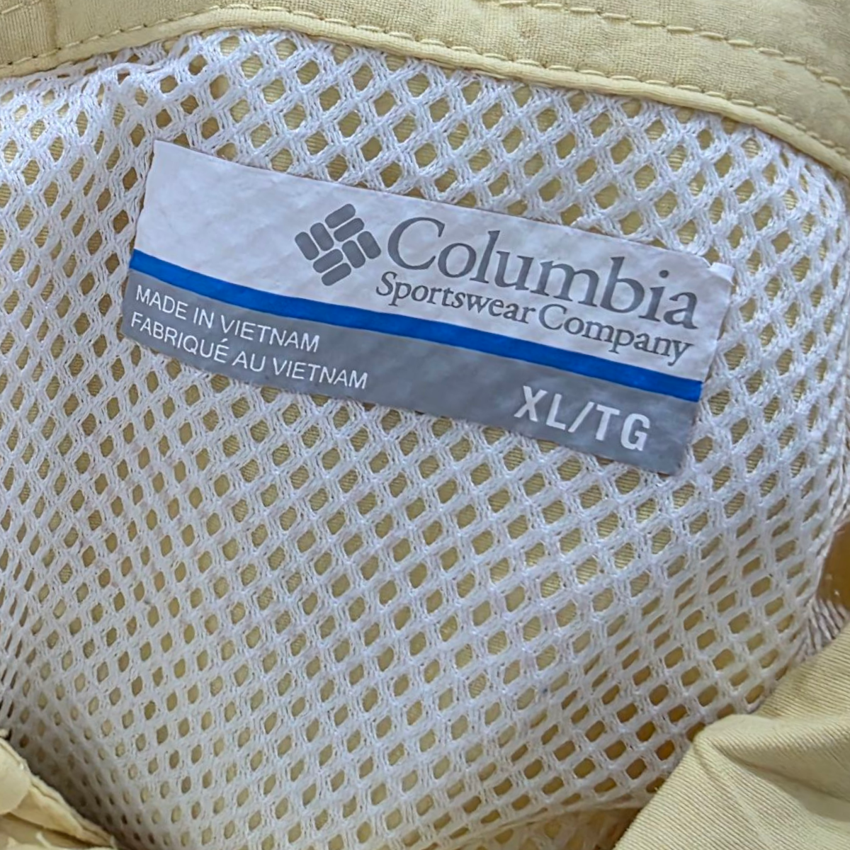 Camisa Manga Corta Columbia Xgrande Xl Amarillo