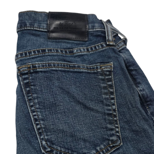Pantalon Abercrombie & Fitch Bootcut Stretch 28x32 Azul
