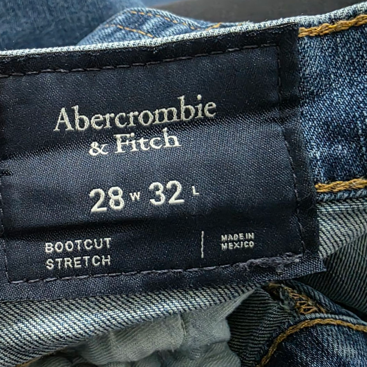 Pantalon Abercrombie & Fitch Bootcut Stretch 28x32 Azul