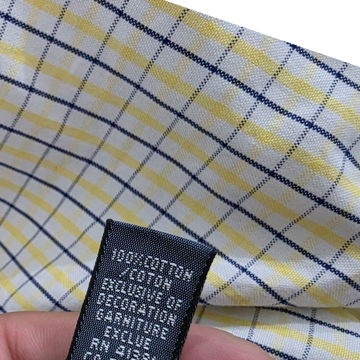 Camisa Ralph Lauren Grande L 16 1/2 Amarillo Cuadros