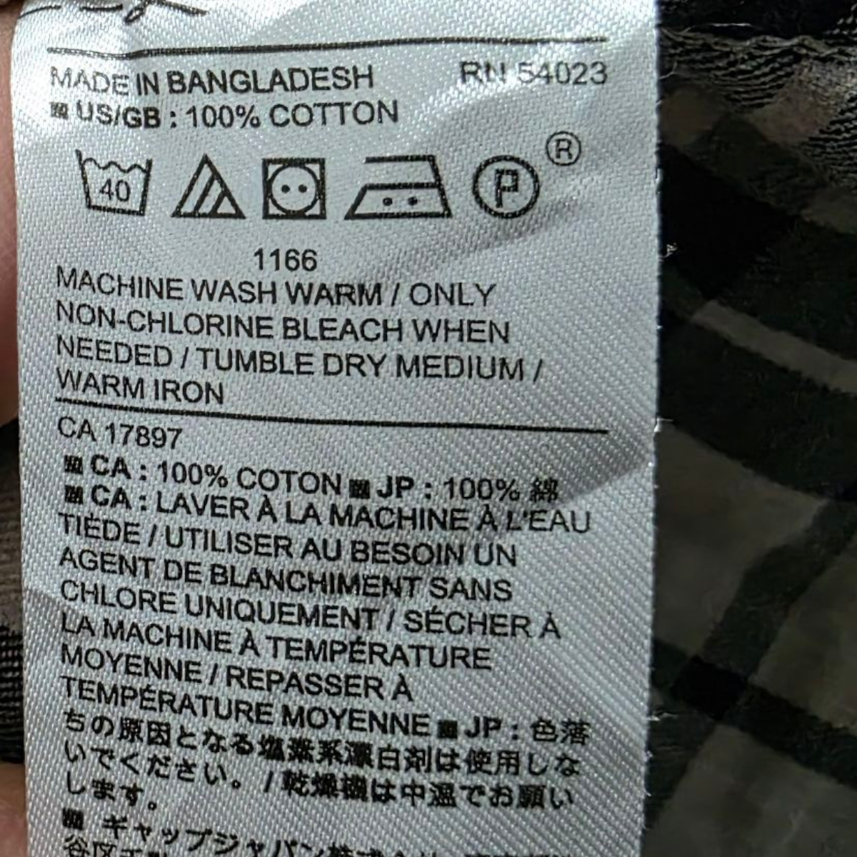 Camisa Banana Republic Chico S Cuadros Negro Blanco