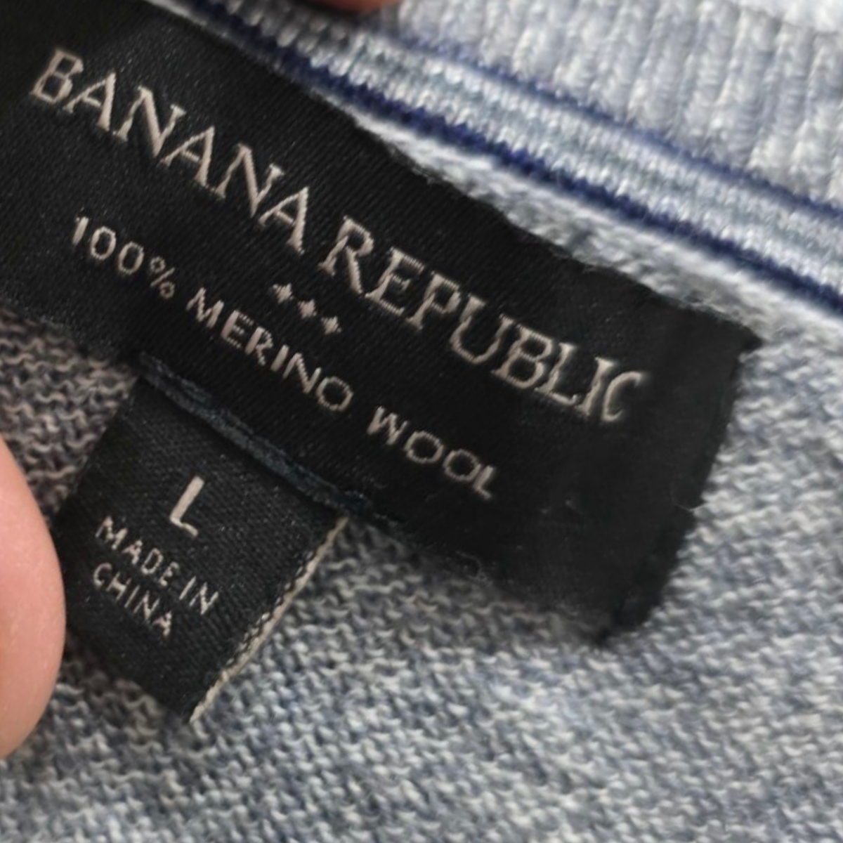 Sueter Banana Republic Grande L Gris
