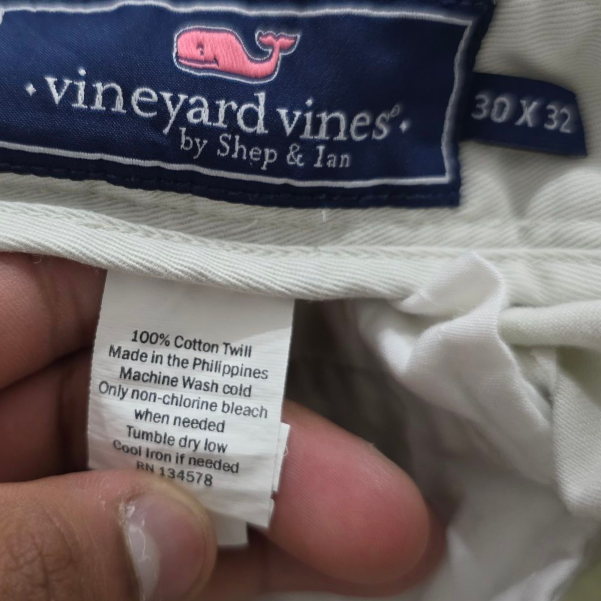 Pantalon Vineyard Vines 30x32 Beige