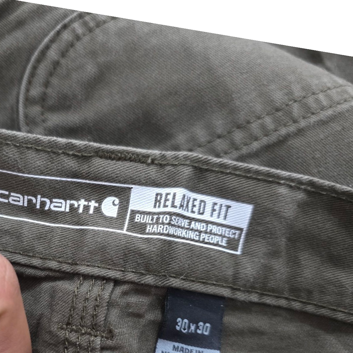 Pantalon Relaxed Fit Carhartt 30x30 Verde