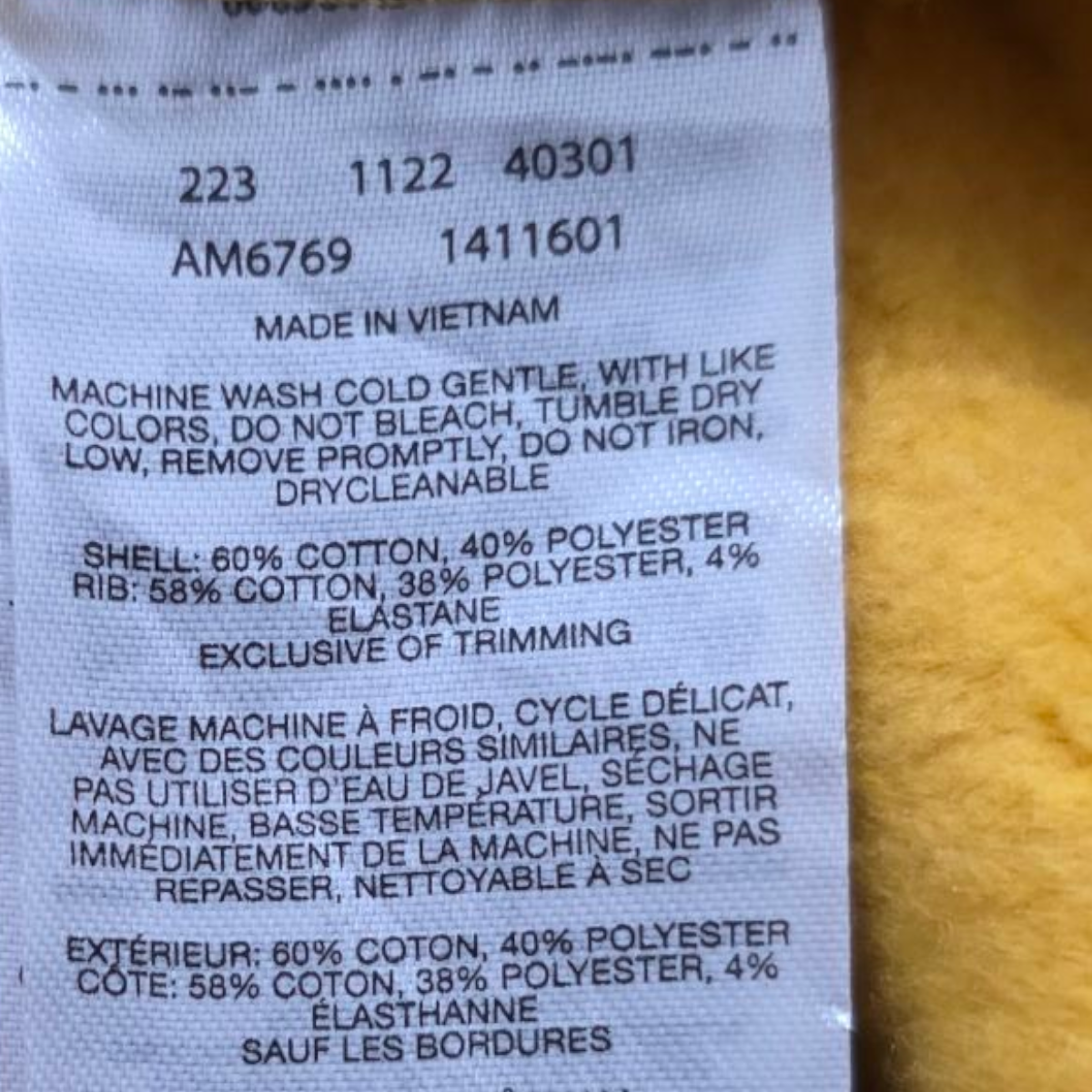 Sudadera Columbia Xgrande Xl Amarillo