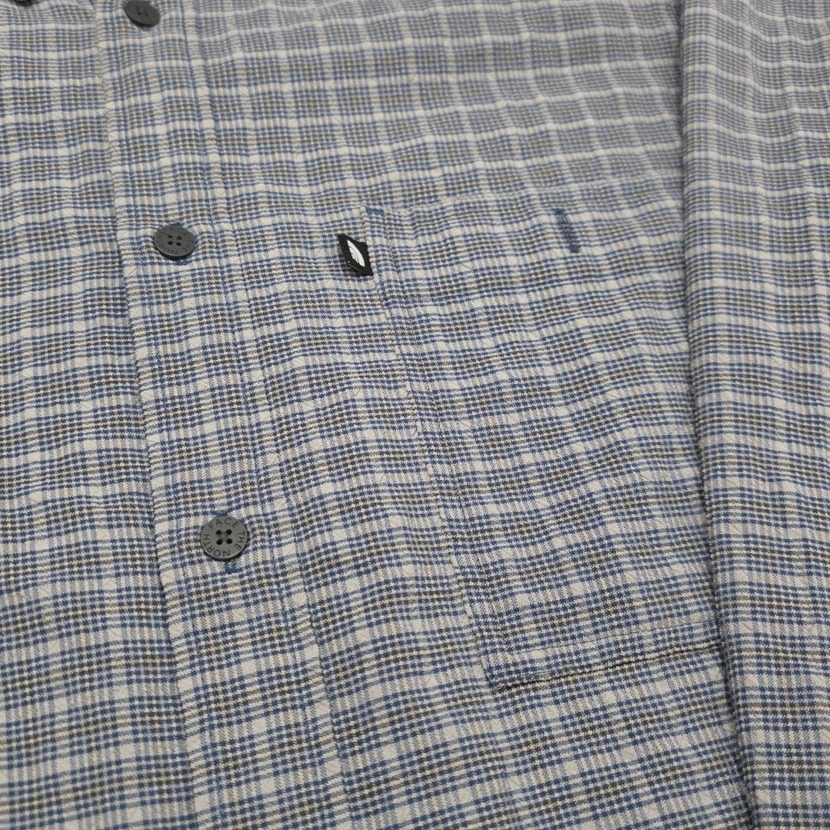 Camisa The North Face Grande L Cuadro Azul