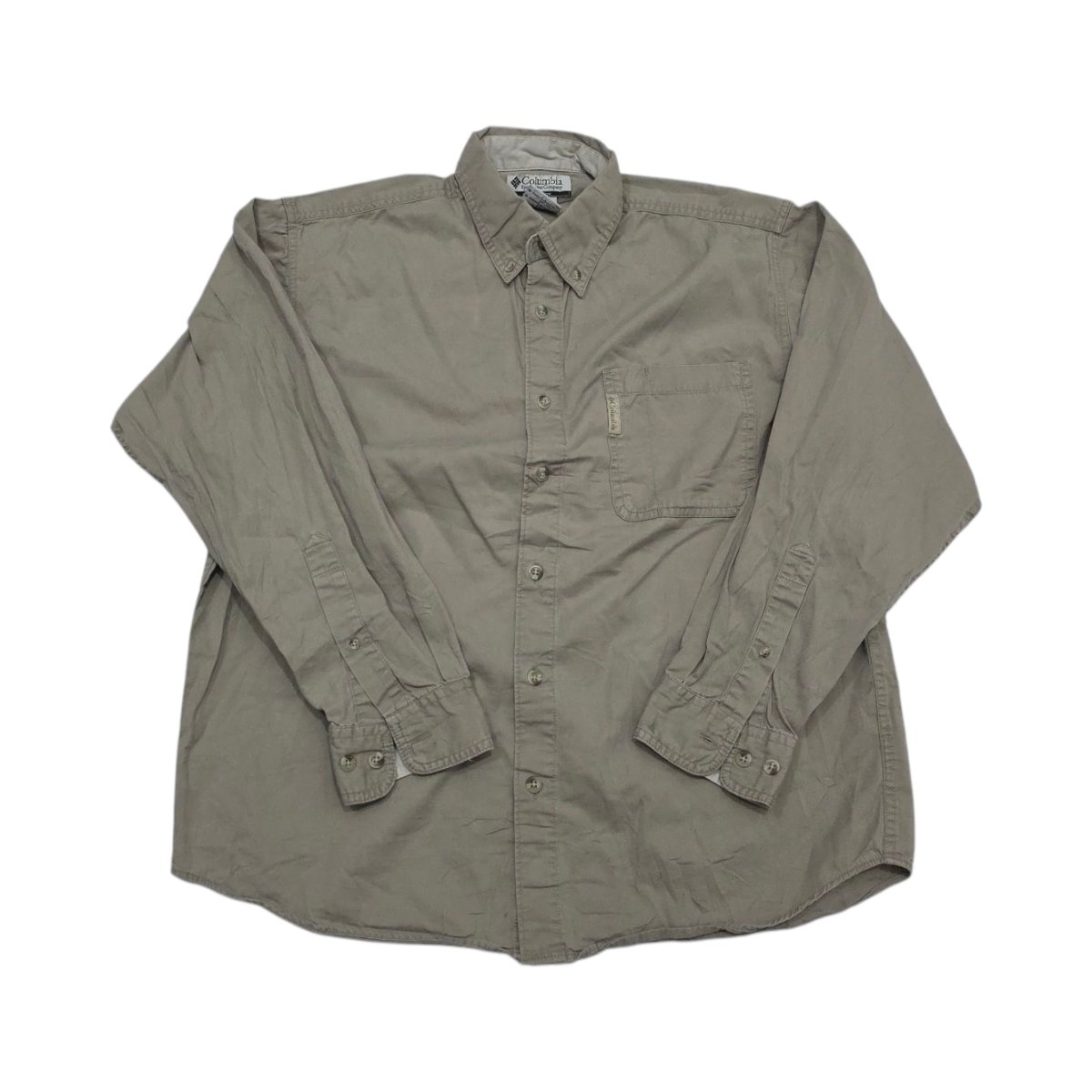 Camisa Columbia Mediana M Gris