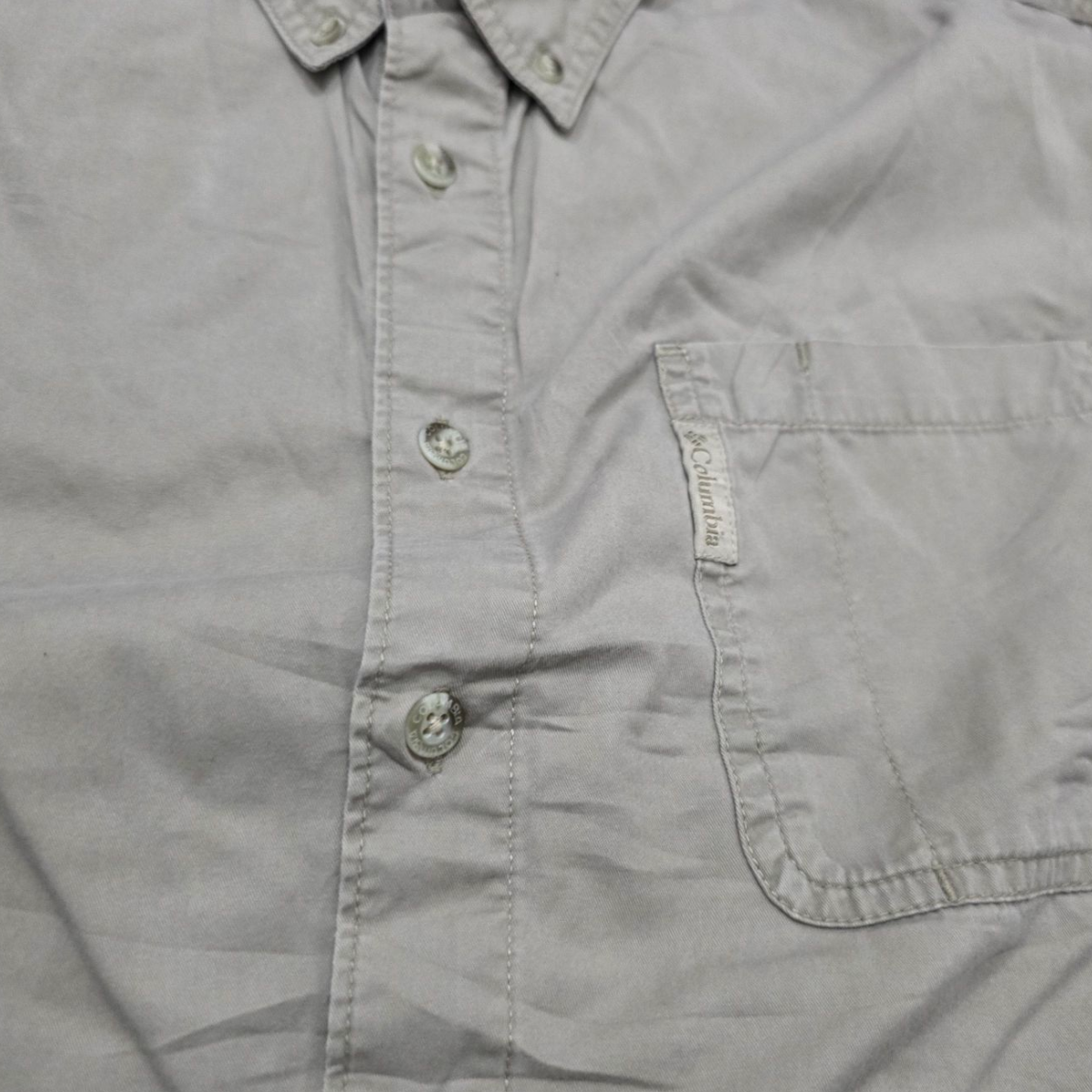 Camisa Columbia Mediana M Gris