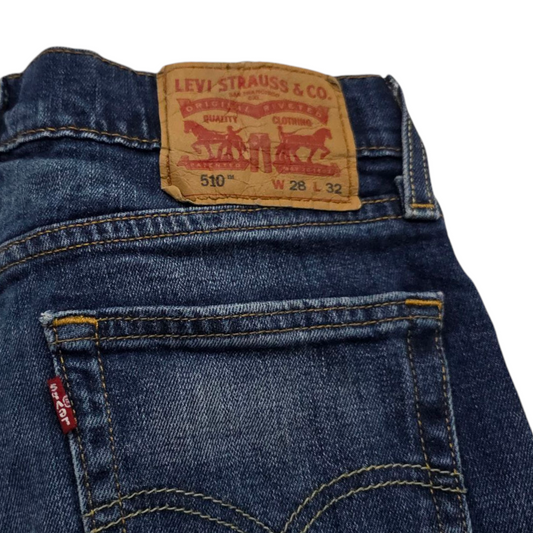 Pantalon Slimfit Levis 510 28x32 Azul