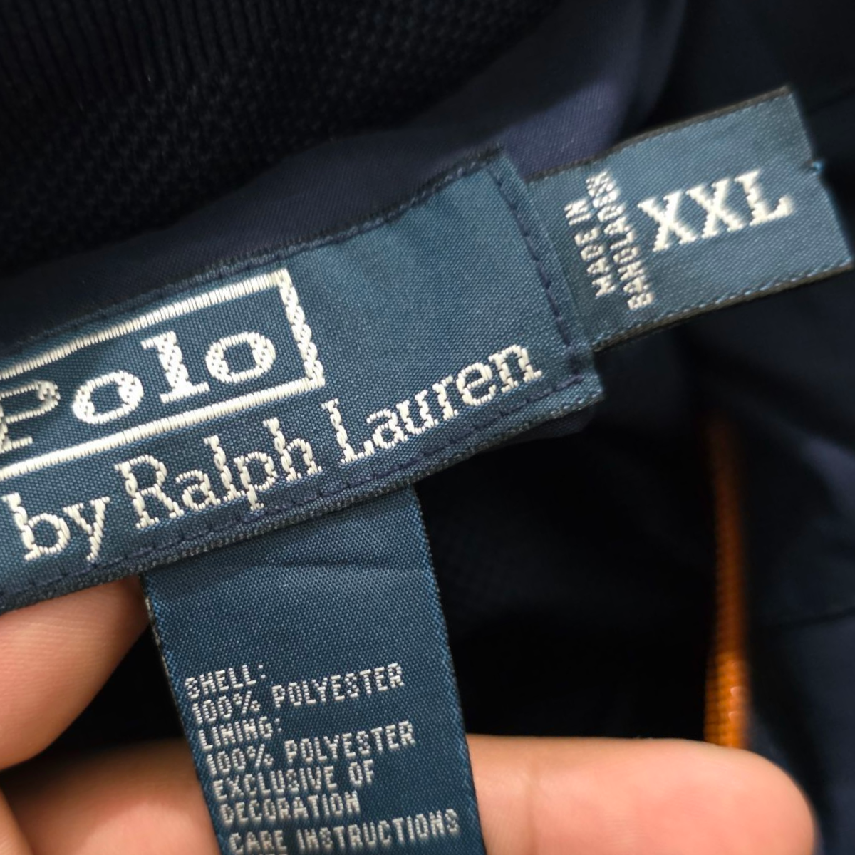 Sudadera Ralph Lauren Us Open Xxl Azul Naranja