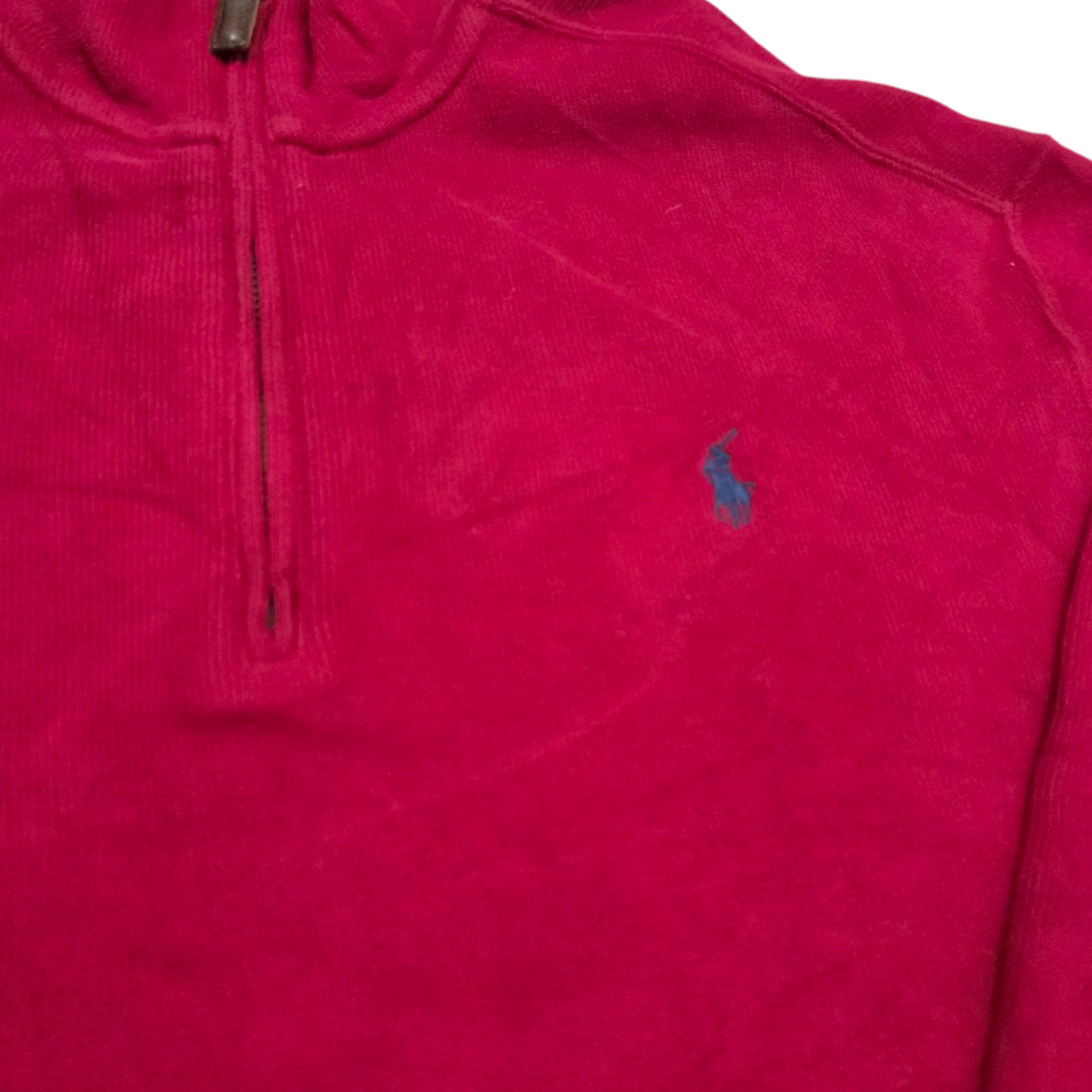 Sueter Ralph Lauren Grande L Rojo Pony Azul