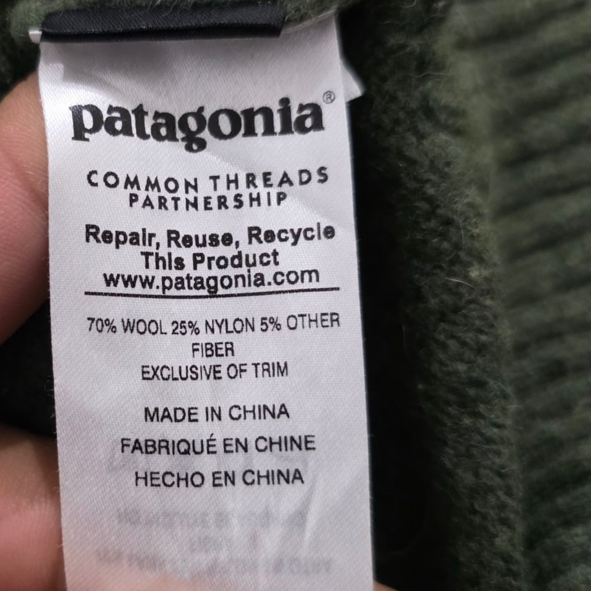 Sueter Patagonia Xgrande Xl Verde