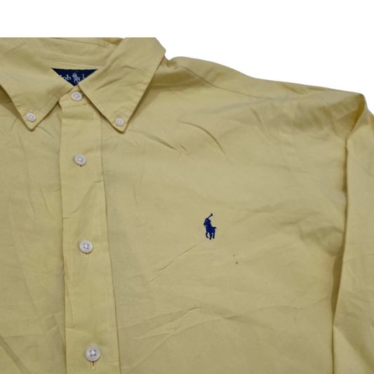 Camisa Classic Fit Ralph Lauren Xgrande Xl Amarillo