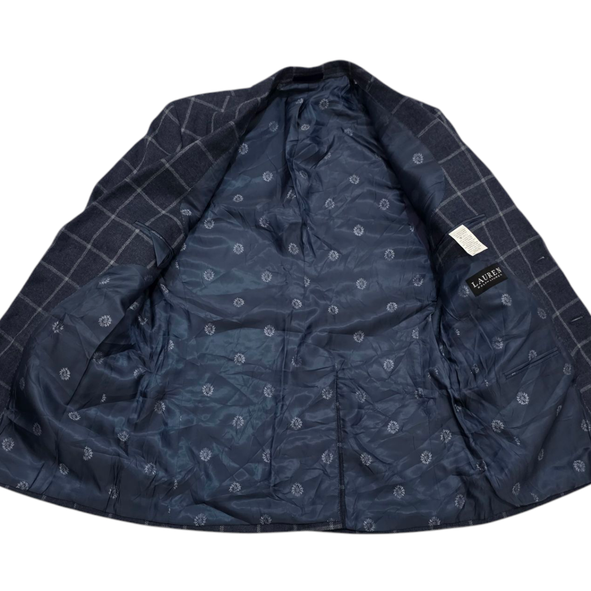 Saco Ralph Lauren 38r Azul Cuadros