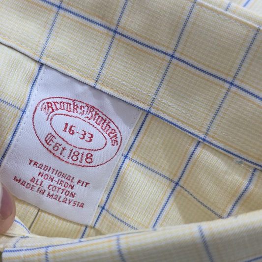 Camisa Brooks Brothers Grande 16 33 Traditional Fit Amarillo