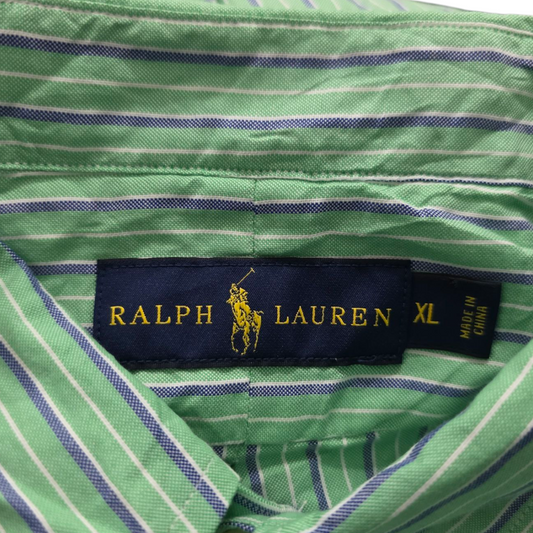 Camisa Ralph Lauren Xgrande Xl Verfde Lineas