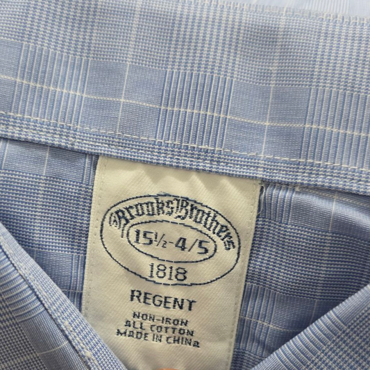 Camisa Brooks Brothers Mediana M 15 1/2 4-5 Regent Azul