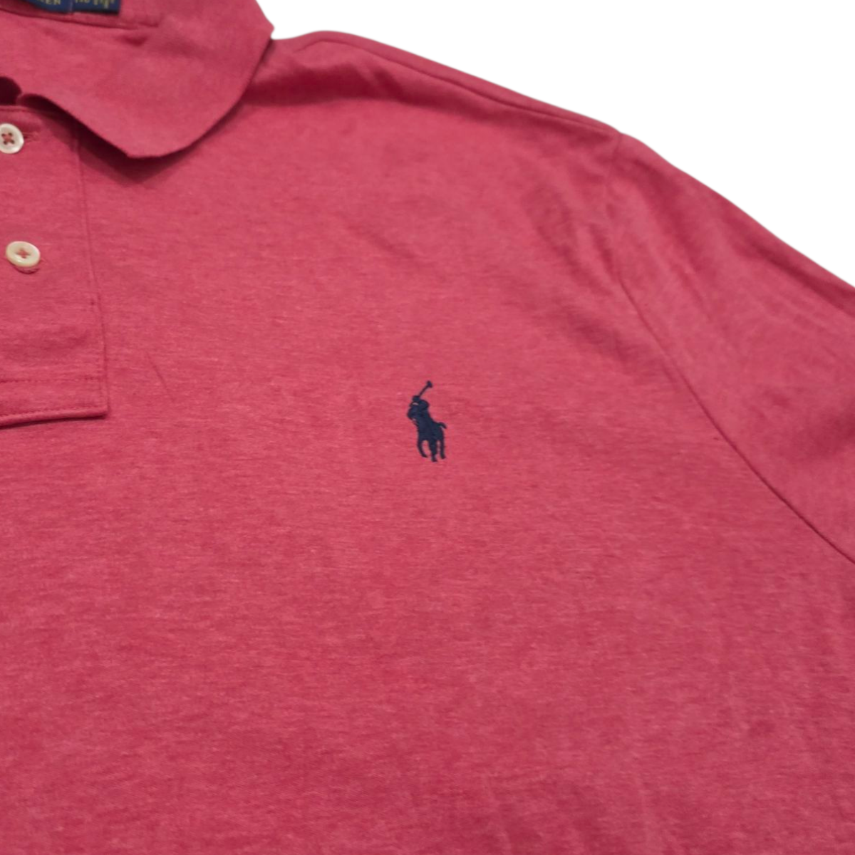 Playera Polo Ralph Lauren 2xl Coral Pony Azul