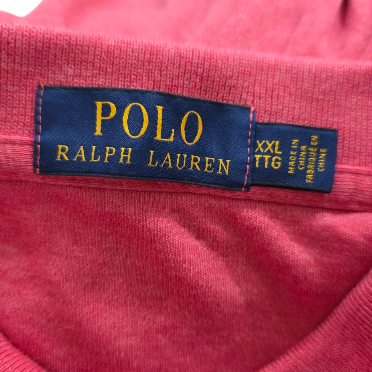 Playera Polo Ralph Lauren 2xl Coral Pony Azul