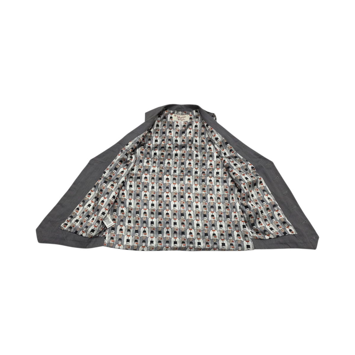 Chaleco Penguin Chico S Gris Y Cafe