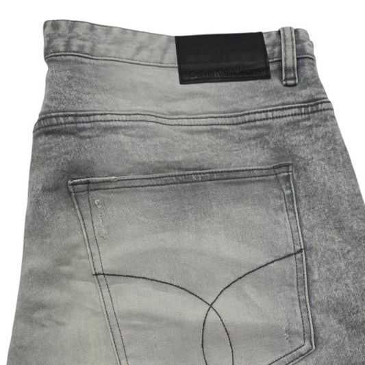 Pantalon Calvin Klein 36x30 Gris Recto