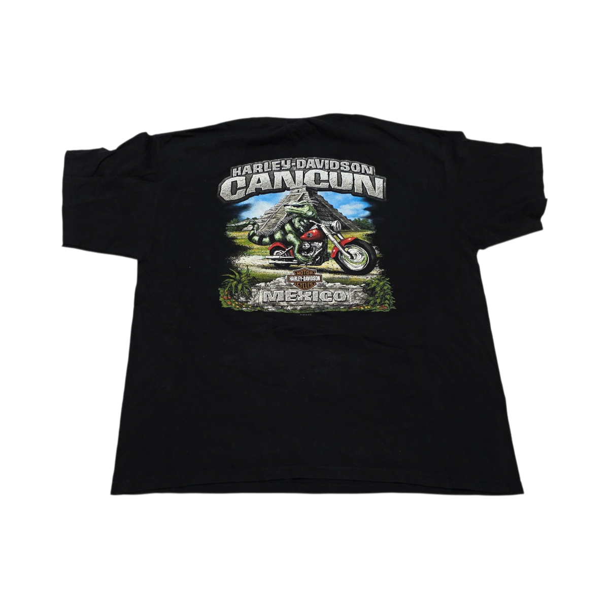 Playera Harley Davidson Cancun 2xl Negro