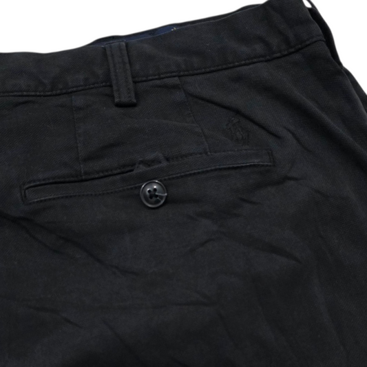 Pantalon Casual Ralph Lauren 38 X 36 Negro Pony Negro
